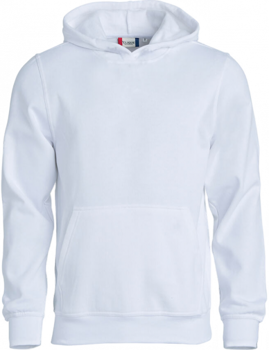 Clique - Cotton Hoodie Junior - Wit