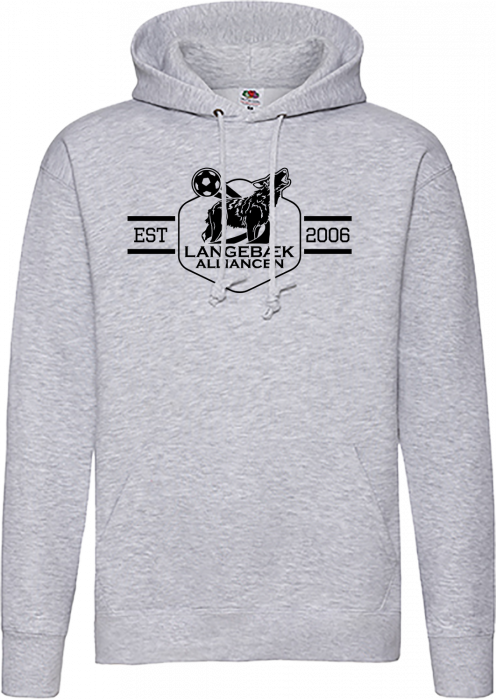 Fruit of the loom - Langebæk Alliance Klassisk Hoodie Adults - Heather Grey