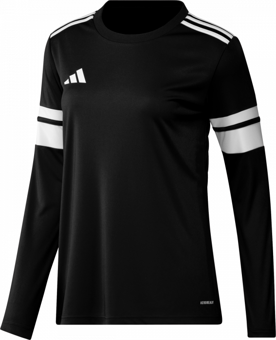 Adidas - Squadra 25 Long Sleeve Player Jersey Women - Black & white