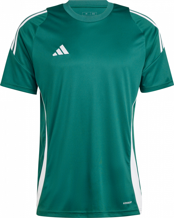 Adidas - Tiro 24 Player Jersey - T Dark Green & blanc