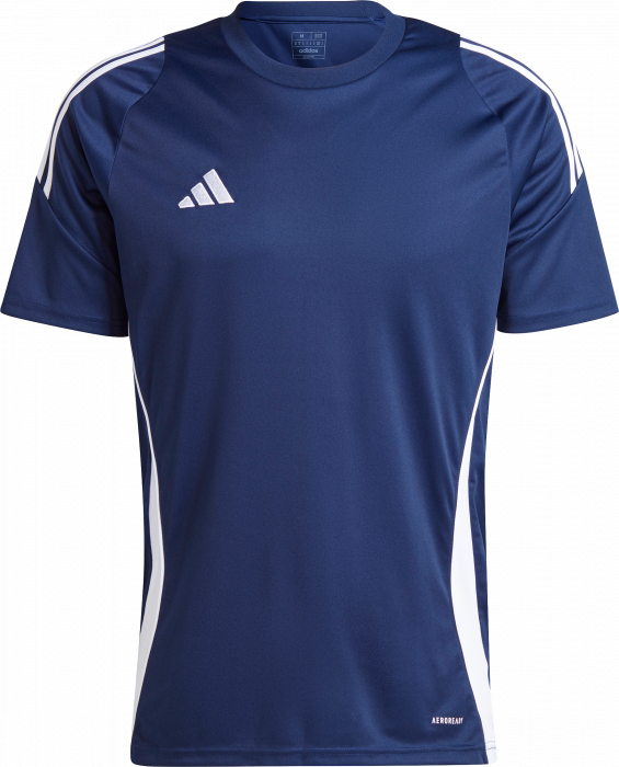 Adidas - Tiro 24 Player Jersey - T Navy Blue & bianco