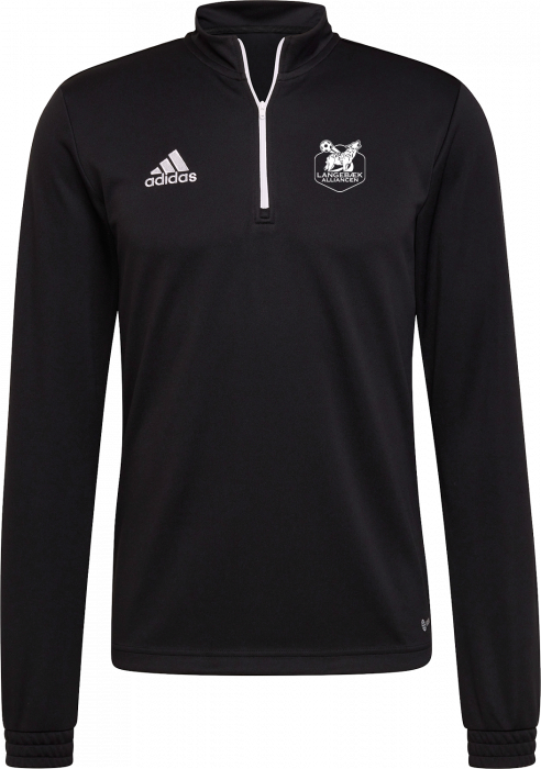 Adidas - Langebæk Alliancen Half-Zip Kids - Preto & branco