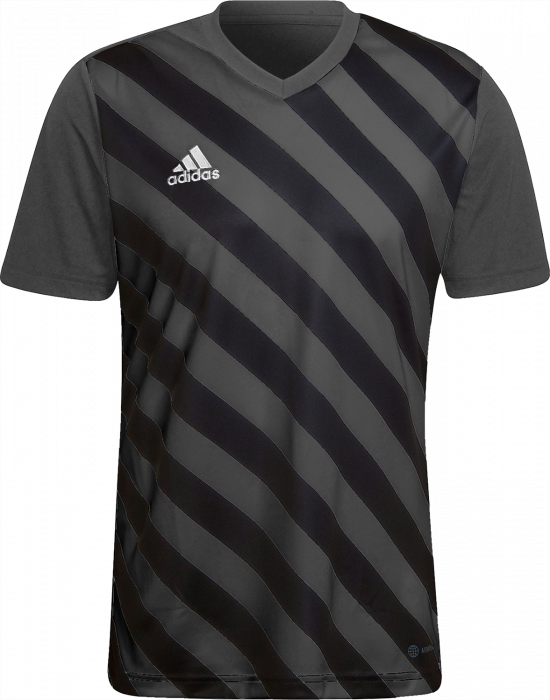 Adidas - Entrada 22 Stripet Jersey - Grey four & preto