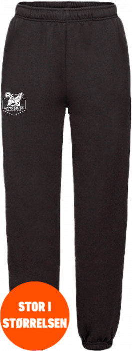 Fruit of the loom - Langebæk Alliance Klassiske Sweatpants Børn - Sort