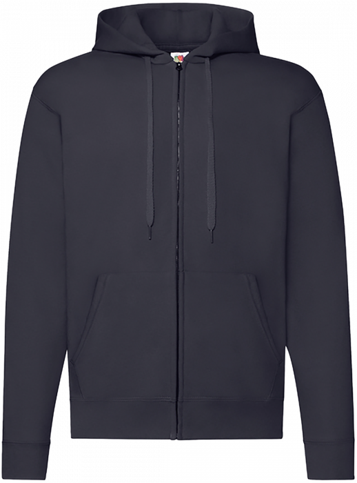 Fruit of the loom - Langebæk Alliance Classic Hoodie W. Zip Adults - Deep Navy