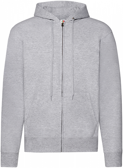 Fruit of the loom - Langebæk Alliance Classic Hoodie W. Zip Adults - Heather Grey