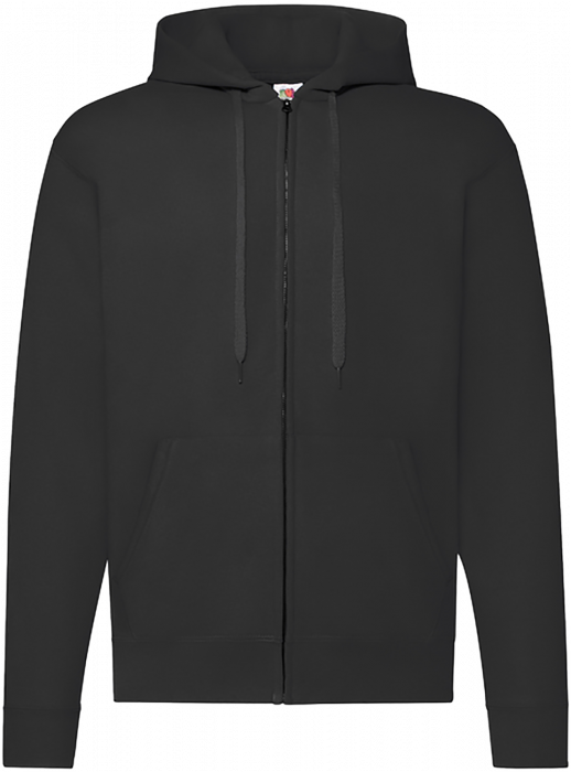 Fruit of the loom - Langebæk Alliance Classic Hoodie W. Zip Adults - Negro
