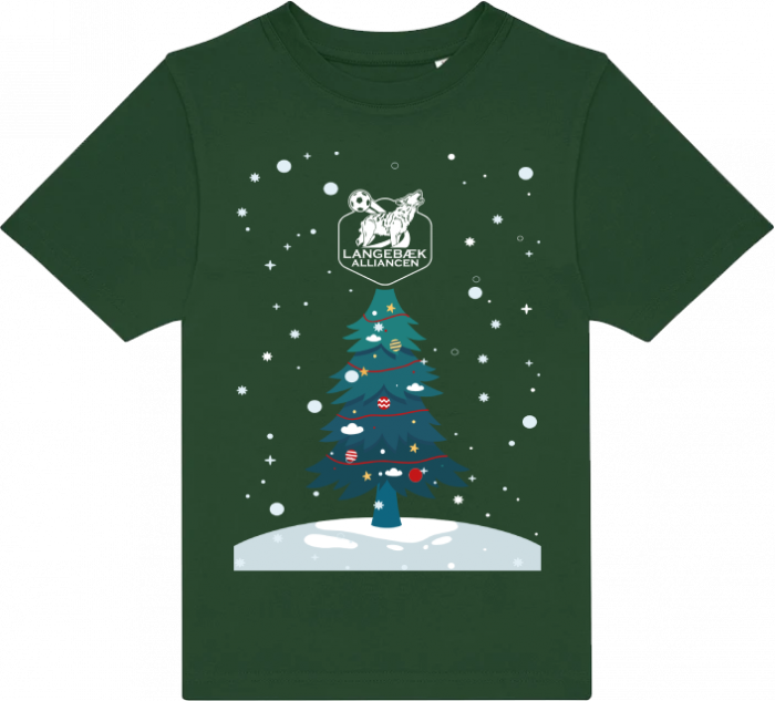 B&C - Langebæk Alliancen Christmas T-Shirt Kids - Bottle Green