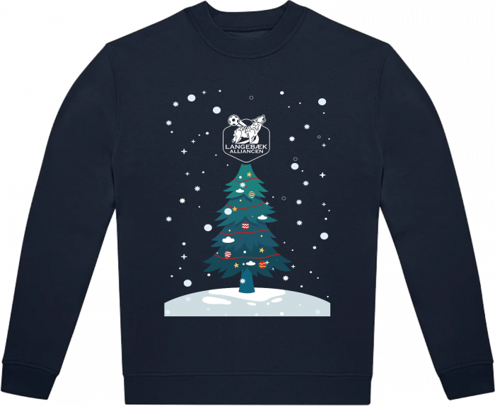 B&C - Langebæk Alliancen Christmas Jumper Kids - Granat