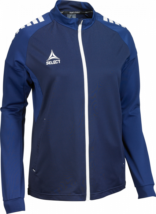 Select - Spain V25 Training Zip Jacket Women - Marineblauw & wit