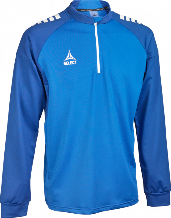 Select - Spain V25 Half-Zip Training Jacket - Blau & weiß
