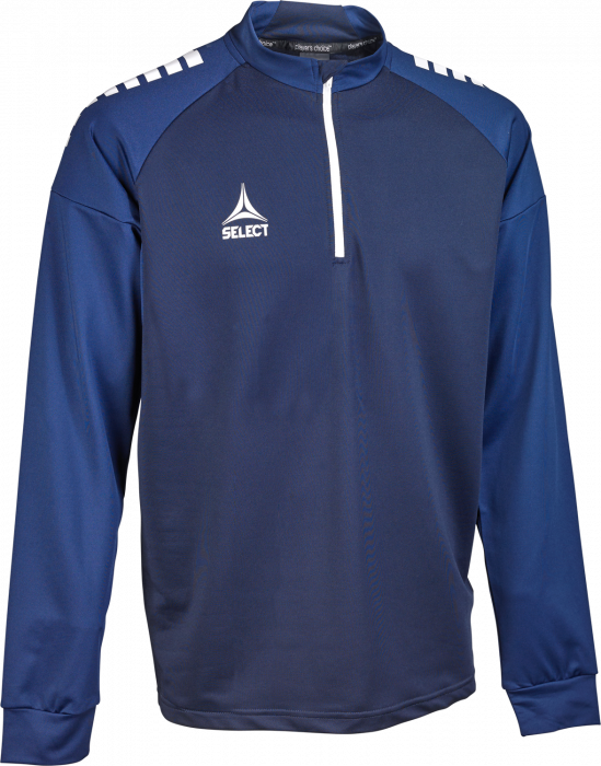 Select - Spain V25 Half-Zip Training Jacket - Marineblau & weiß