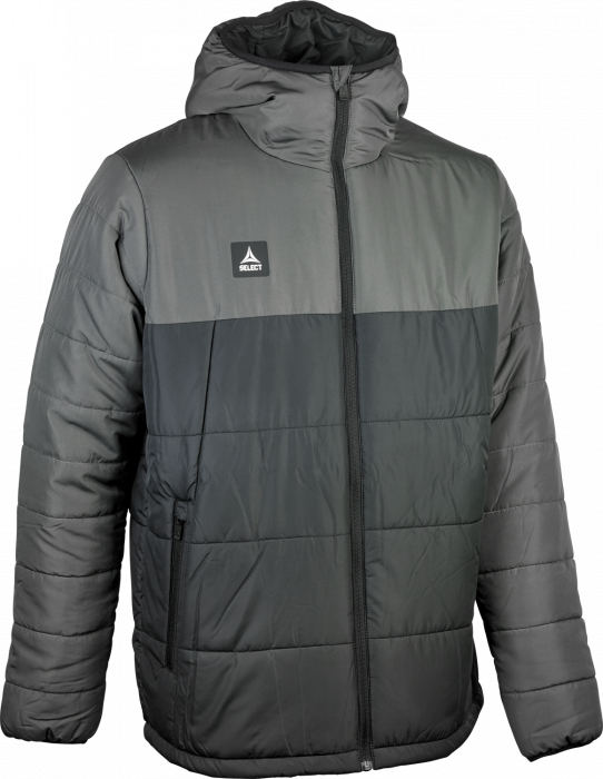 Select - Oxford V25 Padded Jacket - Black & grey