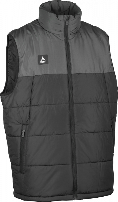 Select - Oxford V25 Padded Vest - Noir & gris