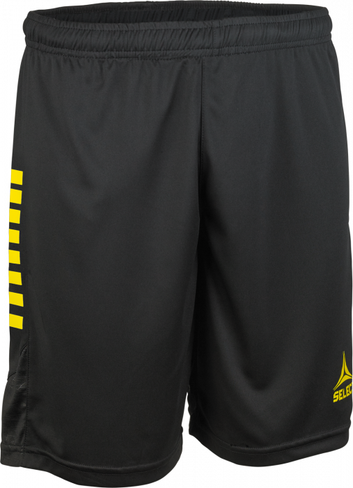 Select - Spain V25 Spillershorts - Negro & amarillo