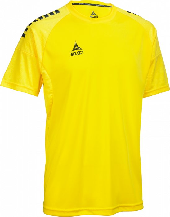 Select - Spain V25 Player Shirt S/s - Geel & zwart