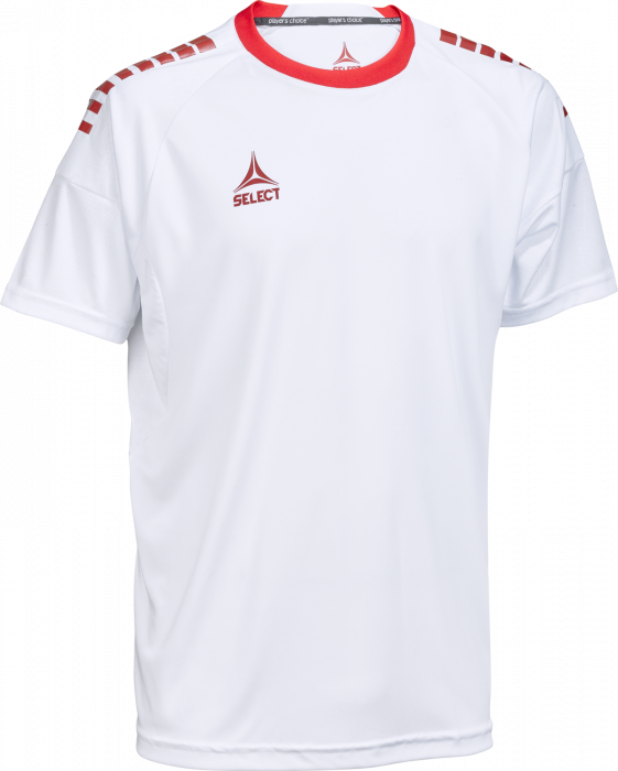 Select - Spain V25 Player Shirt S/s - Vit & röd